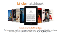 Amazon launches Kindle MatchBook