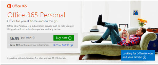 Office 365 Personal: Not an outstanding value